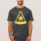 Masonic Past Master Emblem Jewel No Square Tシャツ (正面)