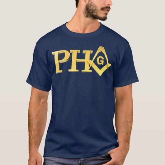 Masonic PHA Prince Hall Affiliation Square Tシャツ (正面)