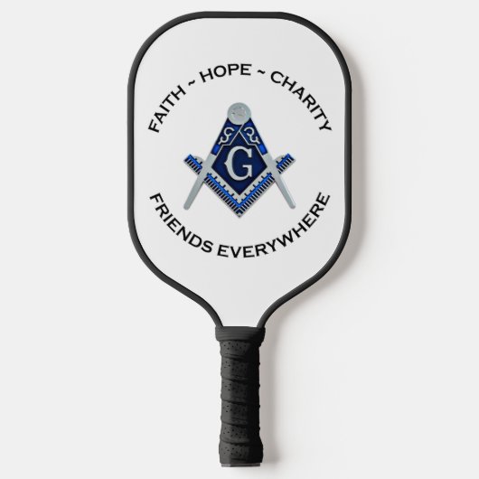Masonic Pickelball Paddle Blue ピックルボールラケット (正面)