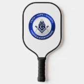 Masonic Pickleball Paddle ピックルボールラケット (裏面)