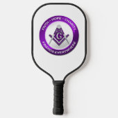 Masonic Pickleball Paddle Purple ピックルボールラケット (裏面)