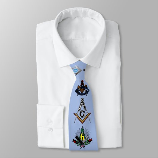 Masonic Square and Compass Necktie ネクタイ (タイ)