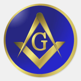 Masonic sticker ラウンドシール