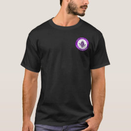 Masonic Tee Shirt - Men Purple Tシャツ