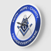 Masonic Wall Clock ラージ壁時計 (傾斜)