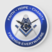 Masonic Wall Clock ラージ壁時計 (正面)