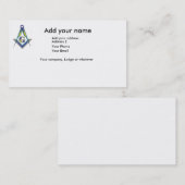 Masoniicカード 名刺 (正面/裏面)