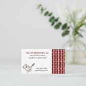 MASONRYレンガ建築ビルダーの名刺 名刺 (スタンド正面)