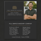 Masonry Brick Mason Contractor Photo 名刺