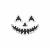 Masque pour citrouille シール (正面)