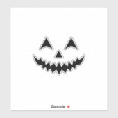 Masque pour citrouille シール (シート)