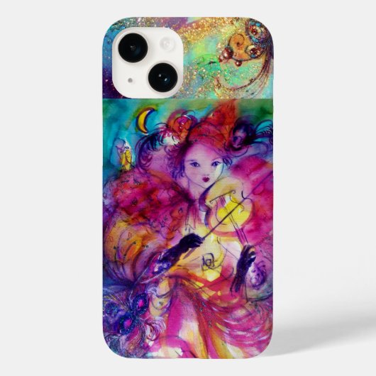 MASQUERADEナイトバイオリニストベネチアカーニバルマスク Case-Mate iPhoneケース (裏面)