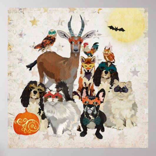 MASQUERADEパーティーポスター ポスター (正面)