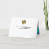 MASQUERADEパーティー,マルディグラスマスク,ダンス,音楽 カード (裏面)