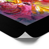 MASQUERADEパーティー,マルディグラスマスク,ダンス,音楽 ポスター (角)