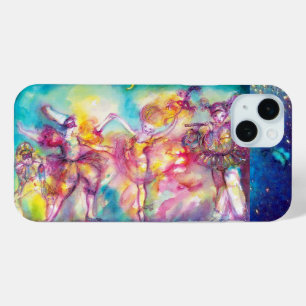 MASQUERADEパーティー,マルディグラスマスク,ダンス,音楽 iPhone 15 MINIケース