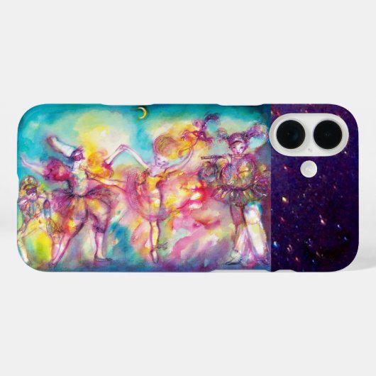 MASQUERADEパーティー,マルディグラスマスク,ダンス,音楽 Case-Mate iPhoneケース (裏面 (横))
