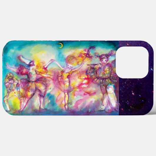 MASQUERADEパーティー,マルディグラスマスク,ダンス,音楽 Case-Mate iPhoneケース (裏面 (横))