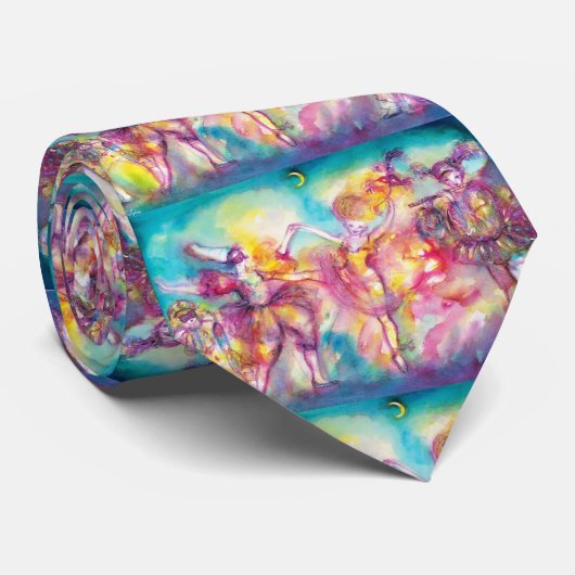 MASQUERADE BALL，マルディグラスマスク，ダンス，音楽 ネクタイ (ロール)