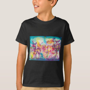 MASQUERADE BALL，マルディグラスマスク，ダンス，音楽 Tシャツ