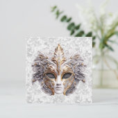 Masquerade Mask  Colored in Grays (スタンド正面)