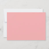 Masquerade Mask Pink Personalized Stationery ノートカード (裏面)