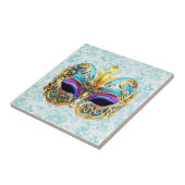 Masquerade Mask with the Golden Embellishments タイル (側面)