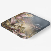 Masquerade Sweet 16バラ金ゴールドID1032 ペーパープレート (傾斜あり)