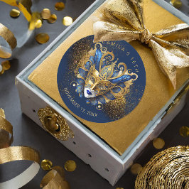 Masquerade Sweet 16青金ゴールドV2 ID1032 ラウンドシール