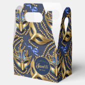 Masquerade Sweet 16 Pattern Blue金ゴールドID1032 フェイバーボックス (オープン)