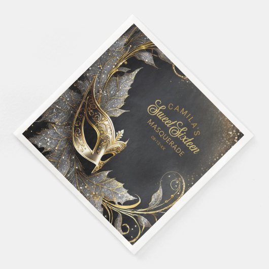 Masquerade Sweet 16 Welcome Black金ゴールドID1032 (コーナー)