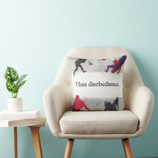 Mass disobedience. クッション (椅子)