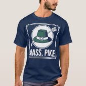 Mass Pike - Retro 1960s Massachusetts Tシャツ (正面)