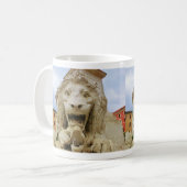 Massaのマグ-はっきりしたな1のライオン コーヒーマグカップ (正面左)