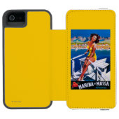 Massaのマリーナ旅行ポスター Incipio iPhoneウォレットケース (フォリオオープン)