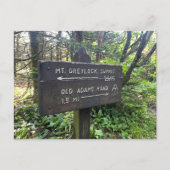 Massachusetts Appalachian Trail Postcard ポストカード (正面)
