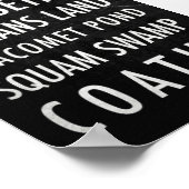 Massachusetts Bus Poster - Cape Cod ポスター (角)