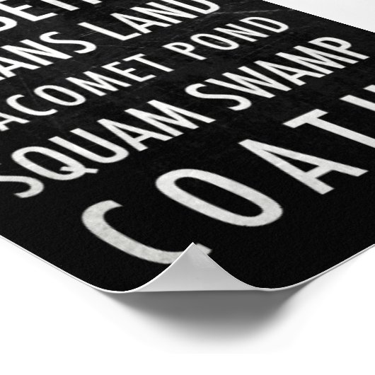 Massachusetts Bus Poster - Cape Cod ポスター (角)