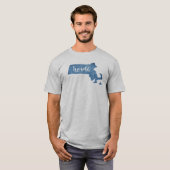Massachusetts Home Wood Grain Tシャツ (正面フル)