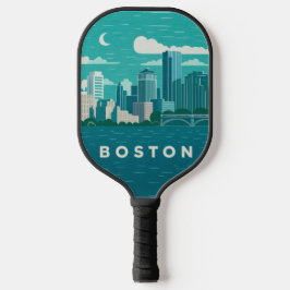 Massachusetts Night Cityscape | Boston City ピックルボールラケット