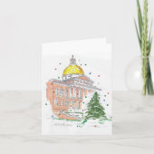 Massachusetts State House Holiday Card カード (正面)