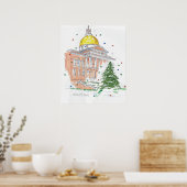 Massachusetts State House Poster ポスター (キッチン)