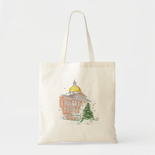 Massachusetts State House Tote Bag トートバッグ (正面)