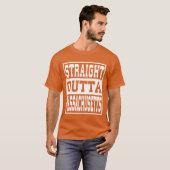 Massachusetts Straight outta Massachusetts Ideas g Tシャツ (正面フル)