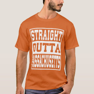 Massachusetts Straight outta Massachusetts Ideas g Tシャツ
