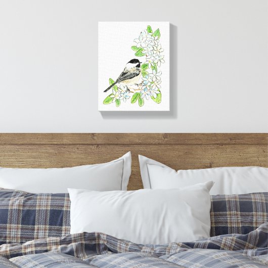 Massachusetts Stretted Canvas Print キャンバスプリント (インサイチュ (寝室))