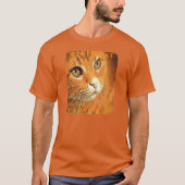 Massachusetts Territory Cat The Orange Tabby Cat Tシャツ (正面)