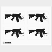 Massachusetts - The Spirit of America AR Variant 長方形シール (シート)