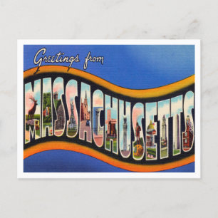 Massachusetts Vintage Travelからの挨拶 ポストカード