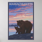 MassachusettsBearとCub ポスター (正面)